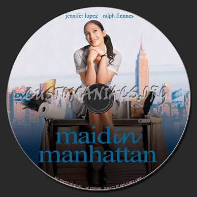 Maid In Manhattan dvd label
