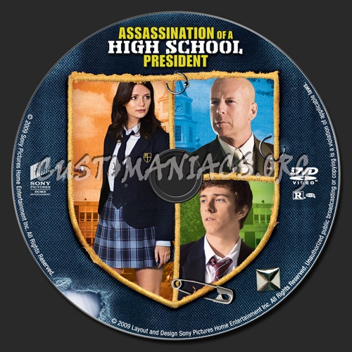 Assassination of a High School President dvd label