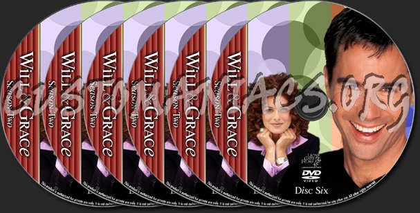 Will & Grace - TV Collection - Season 2 dvd label