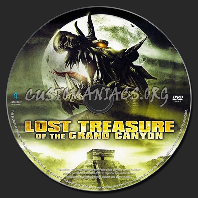 The Lost Treasure of the Grand Canyon dvd label