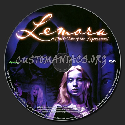 Lemora A Child's Tale of the Supernatural dvd label