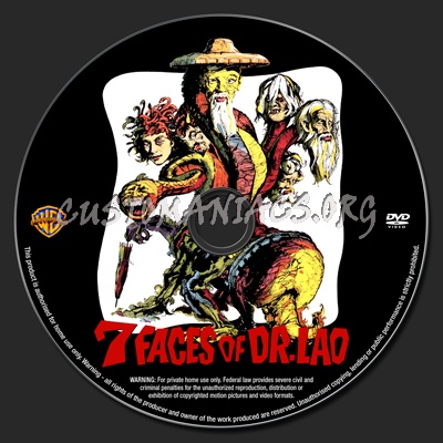 7 Faces of Dr Lao dvd label