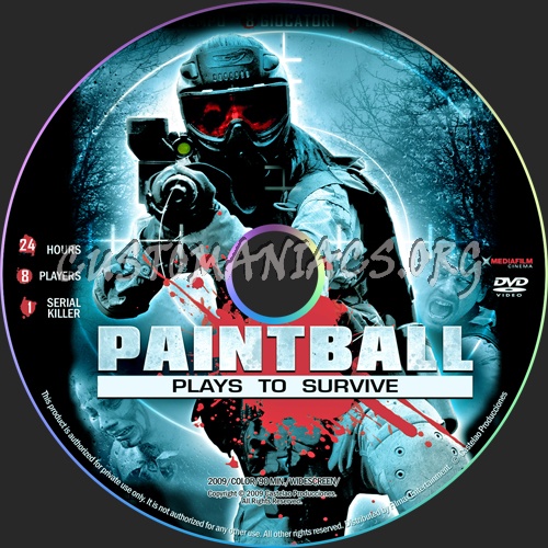 Paintball dvd label