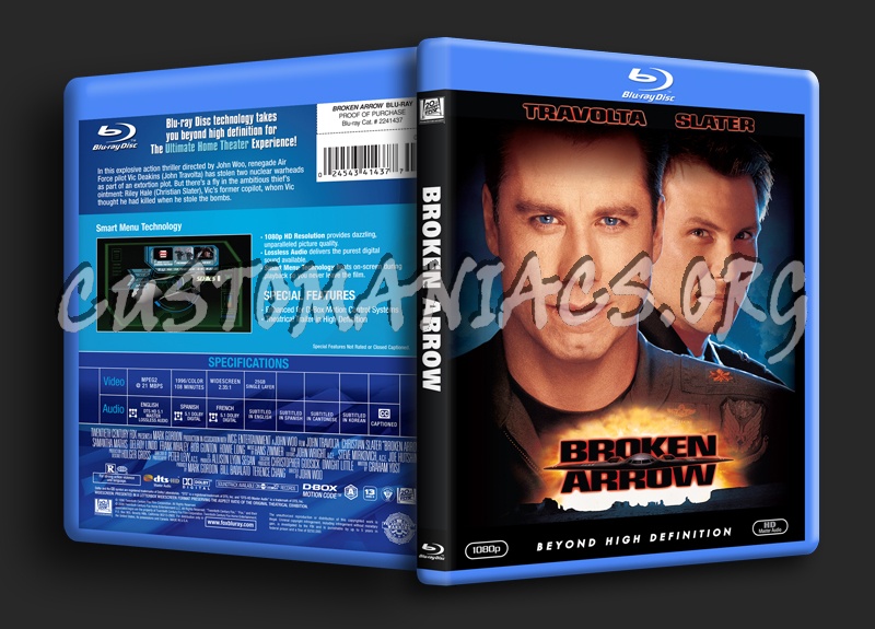 Broken Arrow blu-ray cover