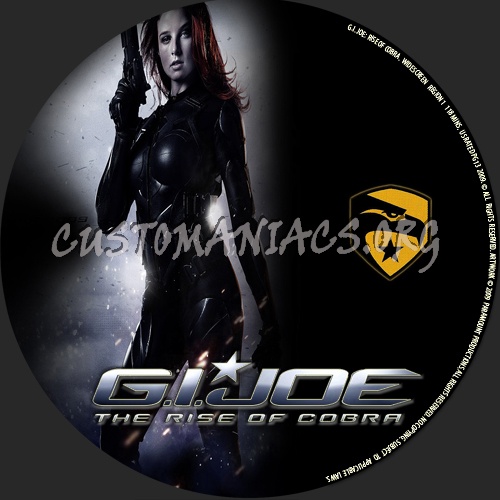 G I Joe: The Rise of Cobra dvd label