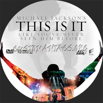 Michael Jackson This is It dvd label