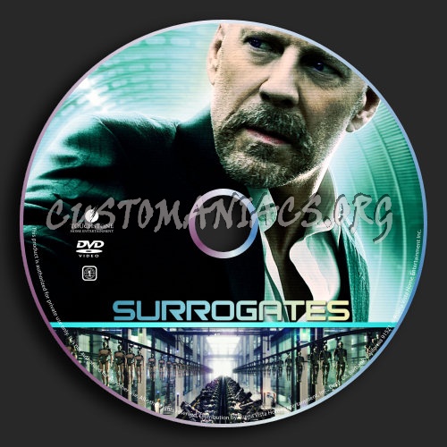 Surrogates dvd label