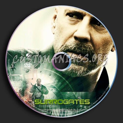 Surrogates dvd label