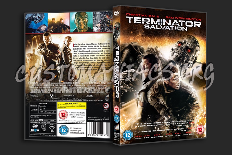 Terminator Salvation dvd cover