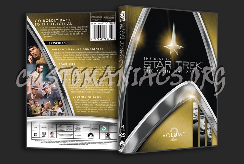 The Best of Star Trek The Original Series Volume 2 dvd cover