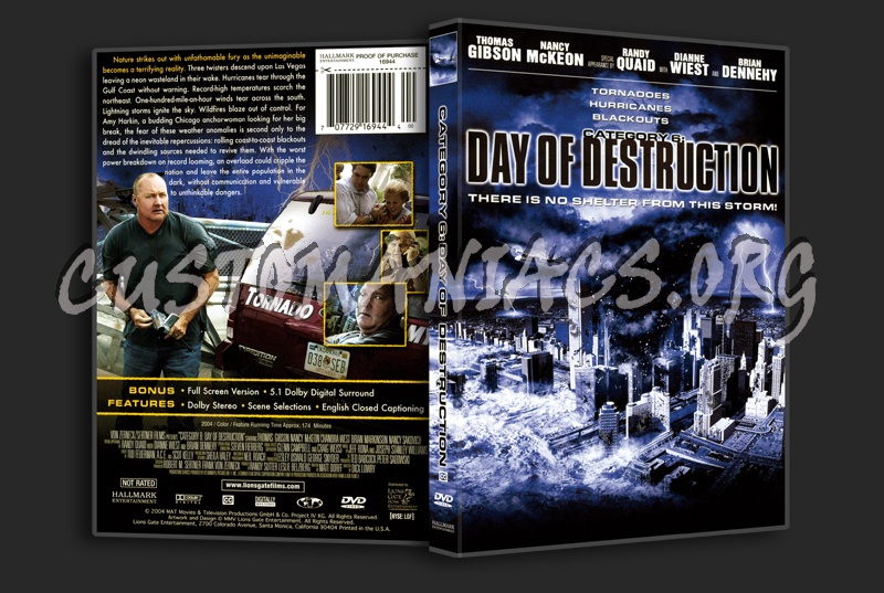 Category 6 Day of Destruction dvd cover