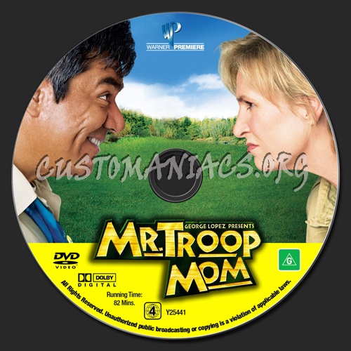 Mr Troop Mom dvd label