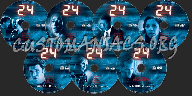 24 Season 2 dvd label