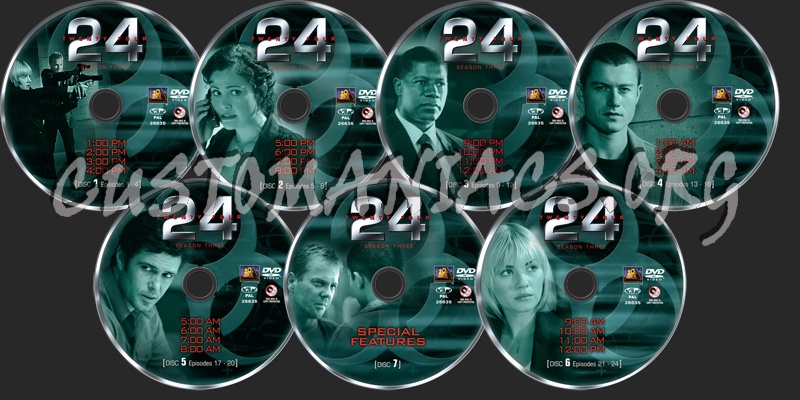 24 Season 3 dvd label