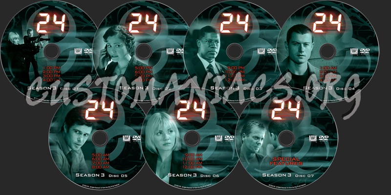 24 Season 3 dvd label