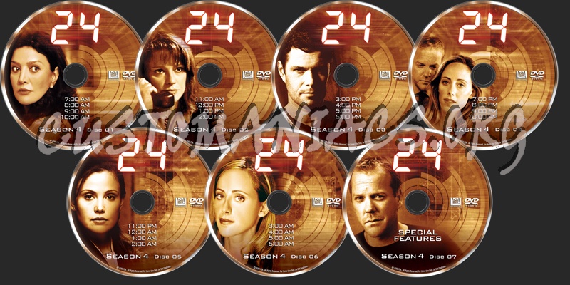 24 Season 4 dvd label
