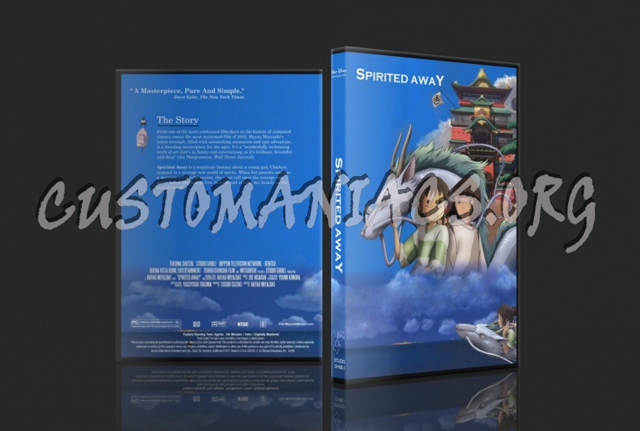 Spirited Away dvd cover