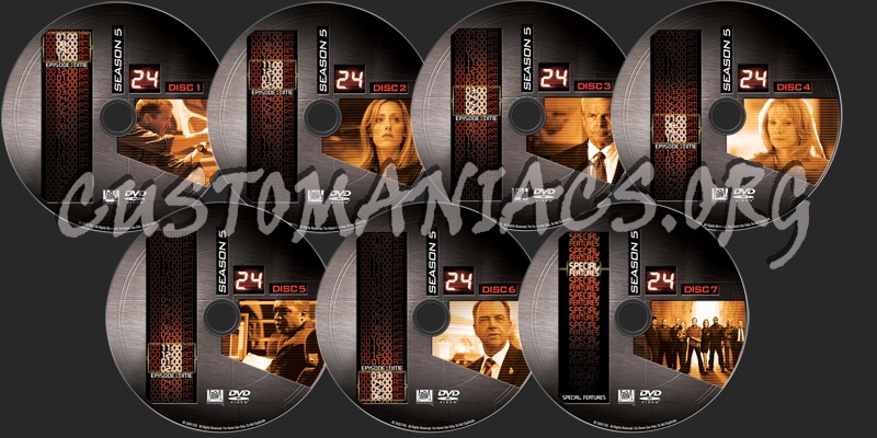 24 Season 5 dvd label