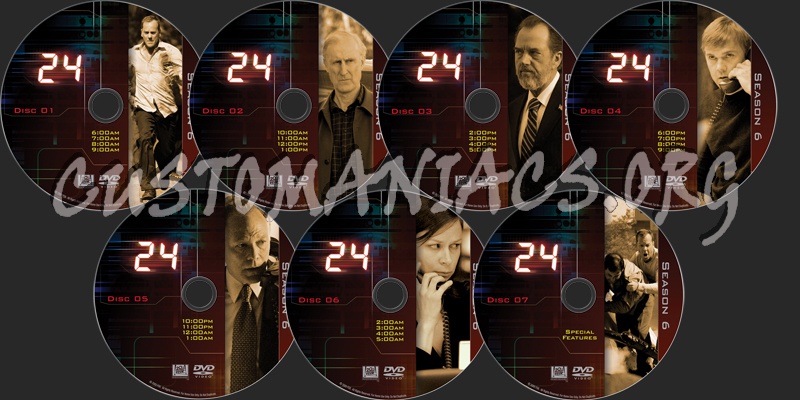 24 Season 6 dvd label