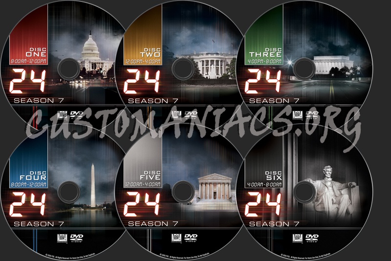 24 Season 7 dvd label