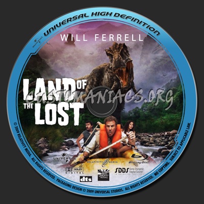 Land Of The Lost blu-ray label