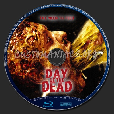 Day Of The Dead (2008) blu-ray label