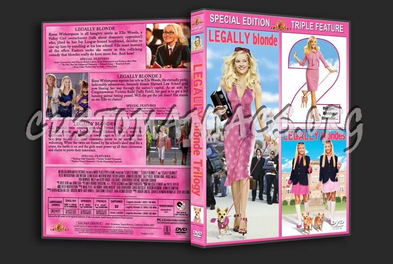 Legally Blonde Trilogy dvd cover