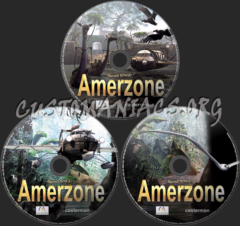 Amerzone dvd label