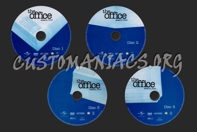 The Office Season 4 dvd label