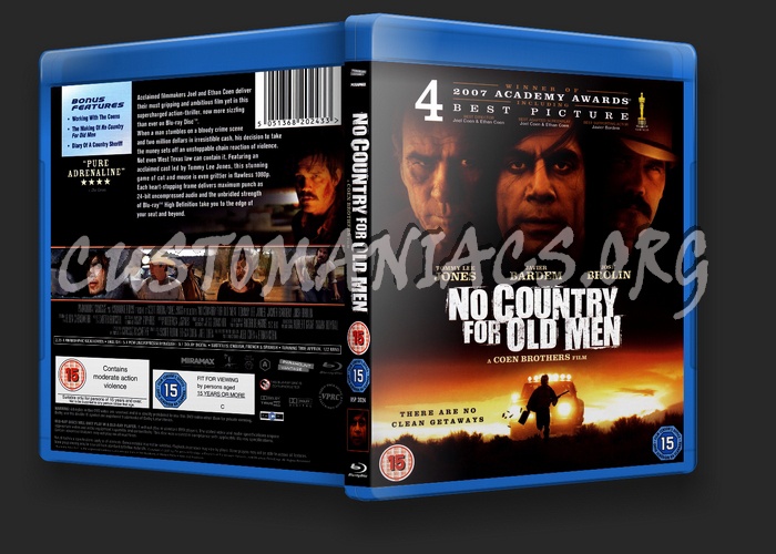 No Country for Old Men blu-ray cover