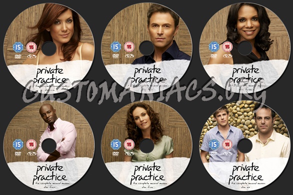 Private Practice Season 2 dvd label