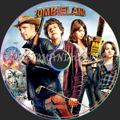 Zombieland dvd label