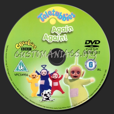 Teletubbies Again Again! dvd label