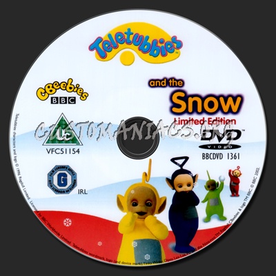 Teletubbies and the Snow dvd label
