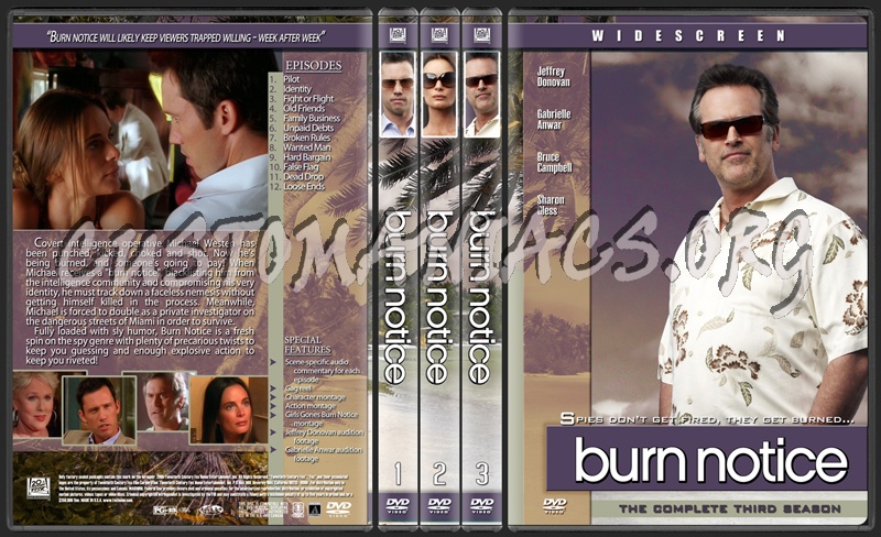 Burn Notice dvd cover