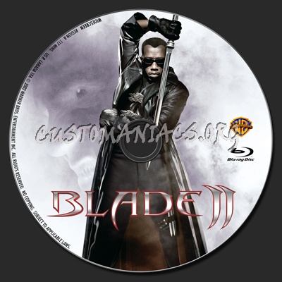 Blade II blu-ray label
