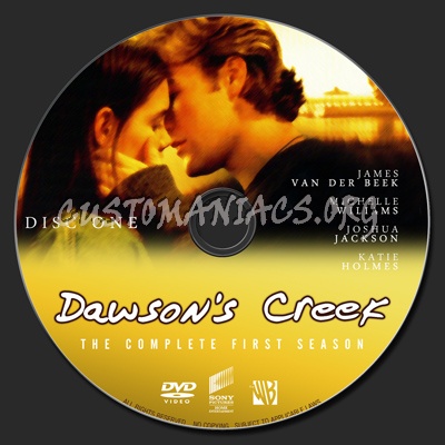 Dawson's Creek Season One dvd label