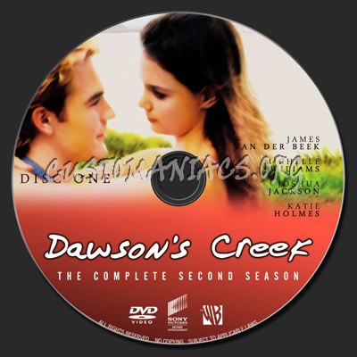 Dawson's Creek Season Two dvd label