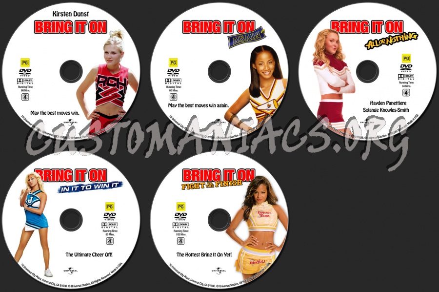 Bring It On Collection dvd label