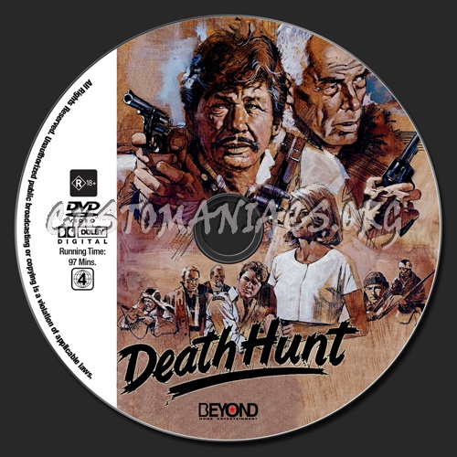 Death Hunt dvd label