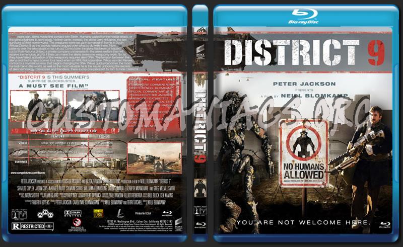 District 9 blu-ray cover