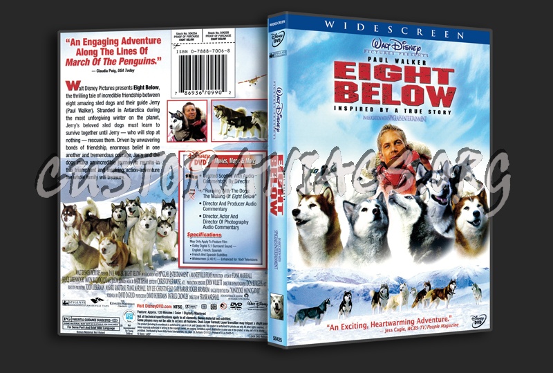 Eight Below dvd cover