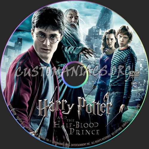 Harry Potter and the Half-Blood Prince dvd label