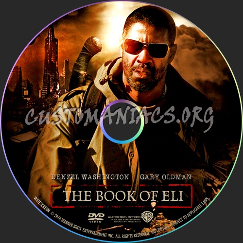 The Book Of Eli dvd label