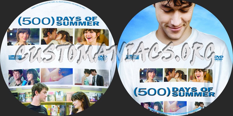 500 Days Of Summer dvd label