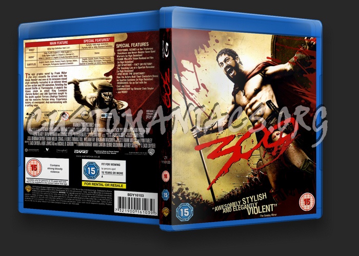 300 blu-ray cover