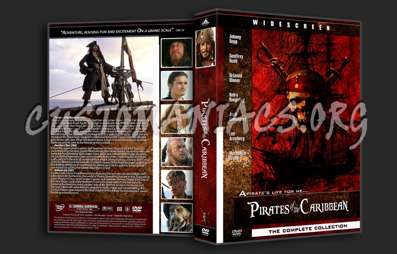 Pirates of the Caribbean Collection dvd cover