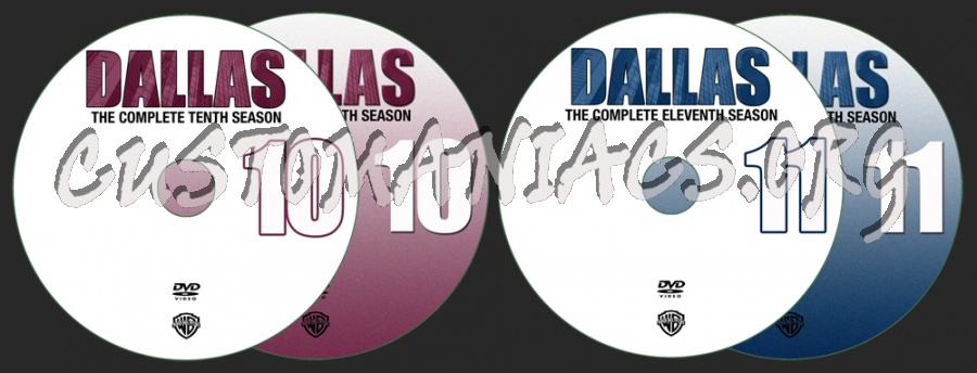 Dallas Seasons 10-11 dvd label