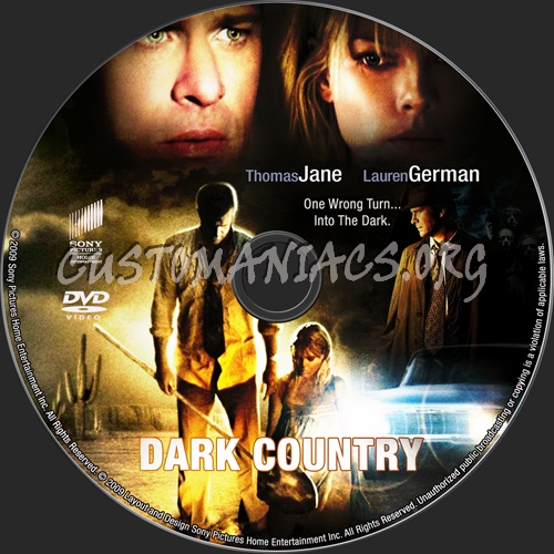 Dark Country dvd label