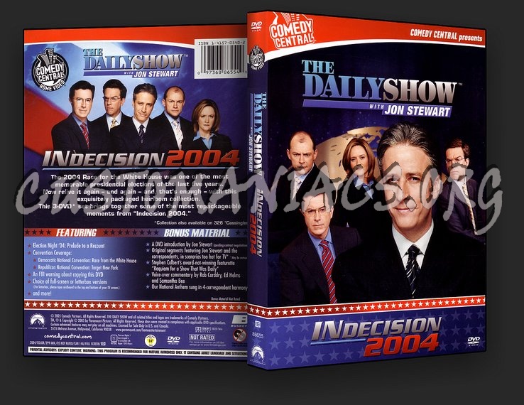 The Daily Show Indecision 2004 dvd cover